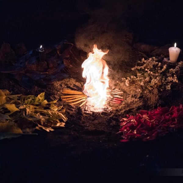 Rituel Maya en l'honneur de leurs Dieux