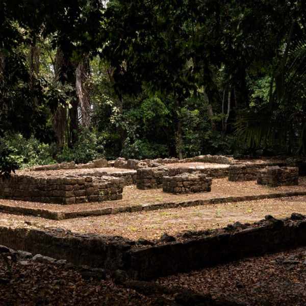 Vestiges de la Casa Comunal - Site d'Aguateca