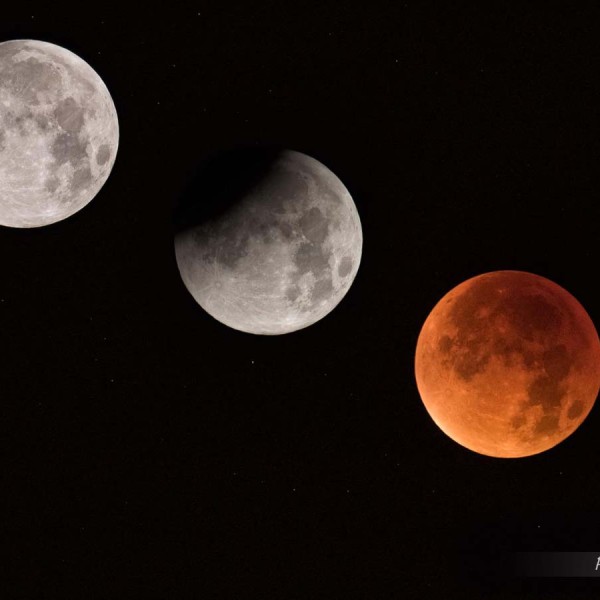 Magnifique spectacle offert par l'ombre de la Terre sur la Lune